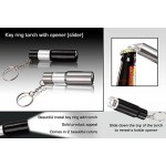 Torch with Bottle Opener Key Chain